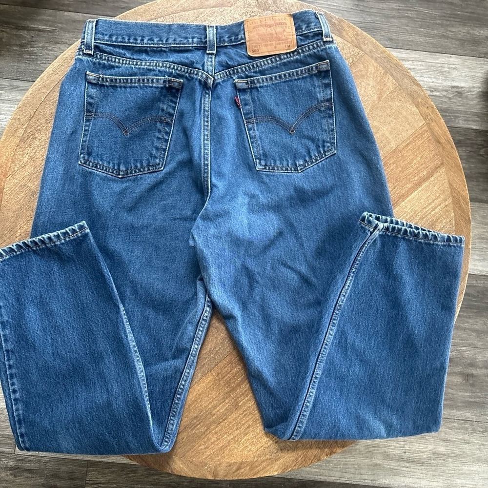 Vintage 99 Women's Levi's 560 loose fit Straight Leg made in Mexico‎ 14R